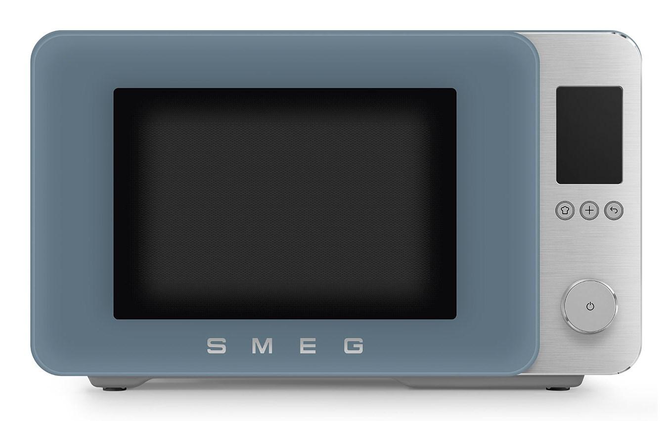 SMEG MOC02SBMEU kombi mikrobølgeovn 27 l - Storm Blue billede