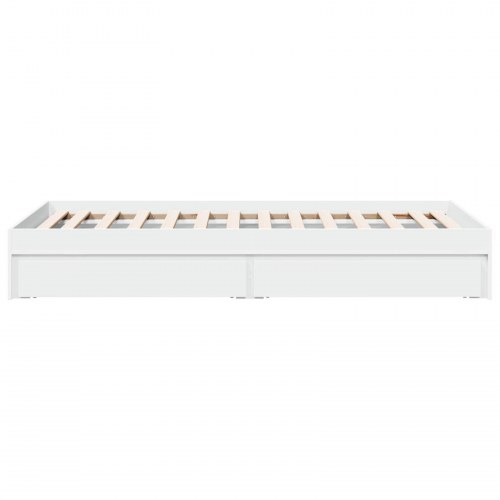 Sengestel med opbevaring 80 x 200 cm - hvid