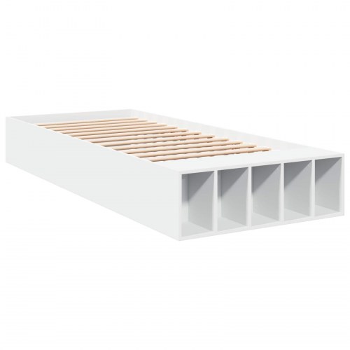 Sengestel med opbevaring 80 x 200 cm - hvid