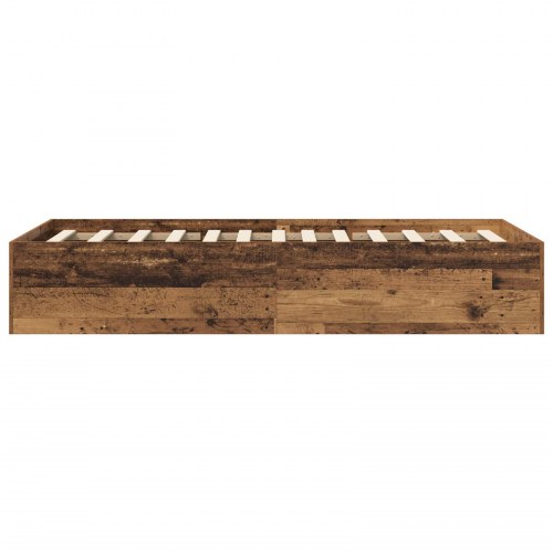 Gulvsengramme 80 x 200 cm - gammelt træ