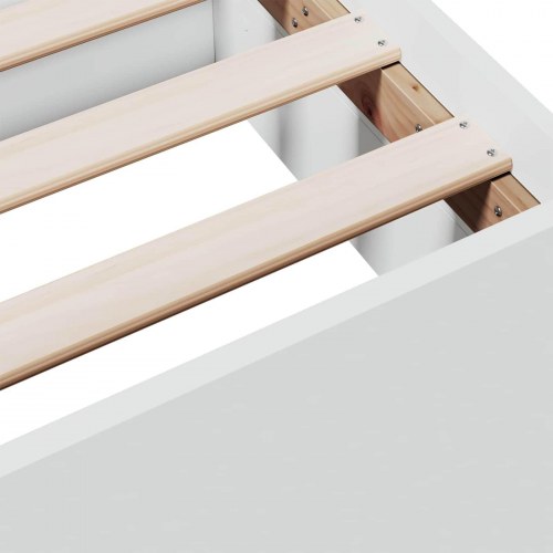 Sengestel med opbevaring 80 x 200 cm - hvid