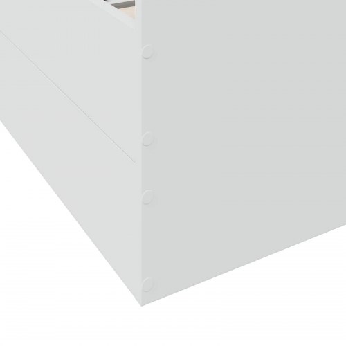 Sengestel med opbevaring 80 x 200 cm - hvid