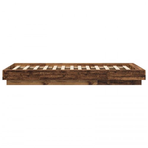 Gulvsengramme 80 x 210 cm - gammelt træ