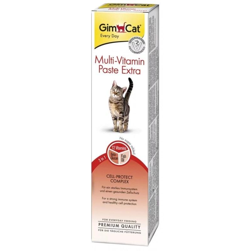 GimCat Multi-Vitamin Paste Extra kattegodbid pasta med fisk 200 g