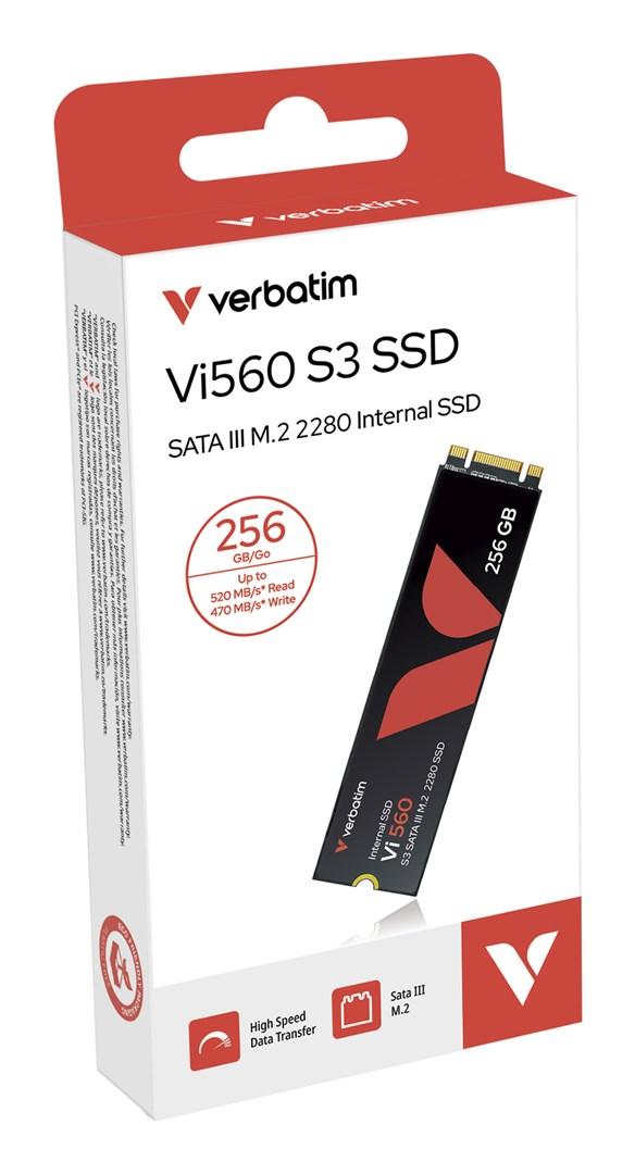 Verbatim Vi560 S3 M.2 SSD 256 GB intern SSD billede