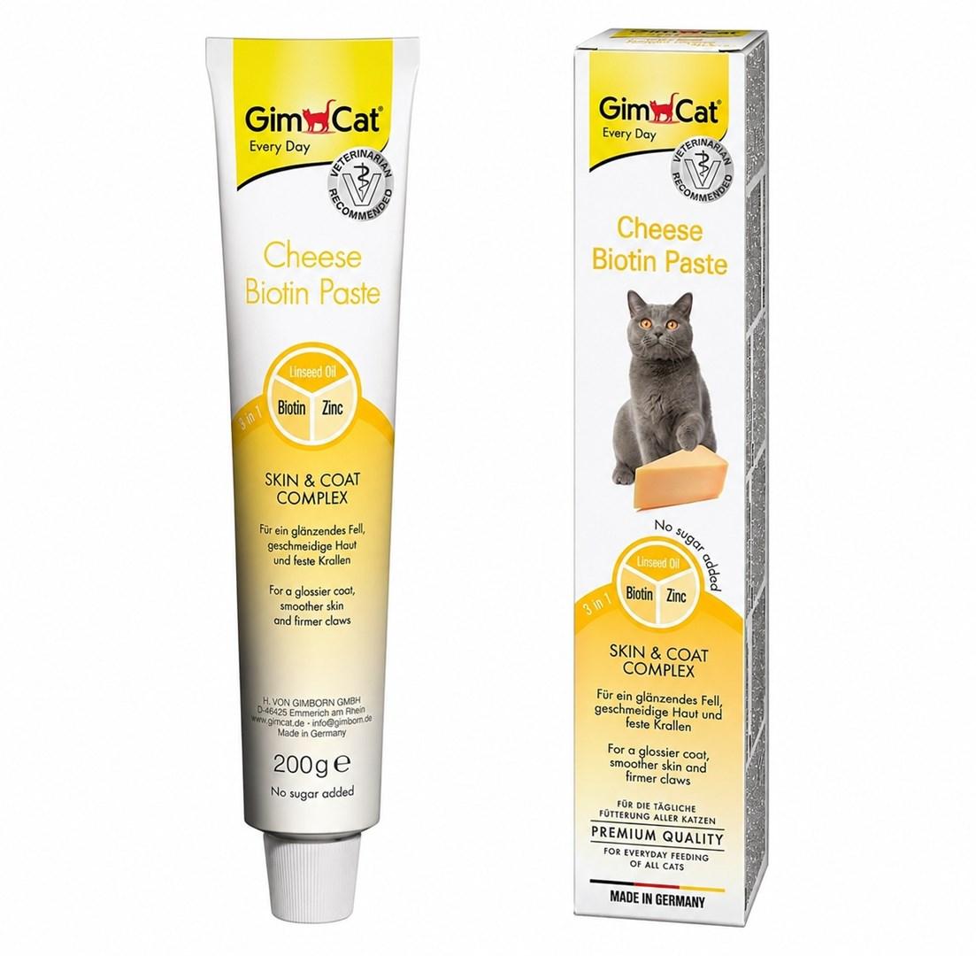 GimCat Cheese Biotin Paste kattegodbidder 200 g