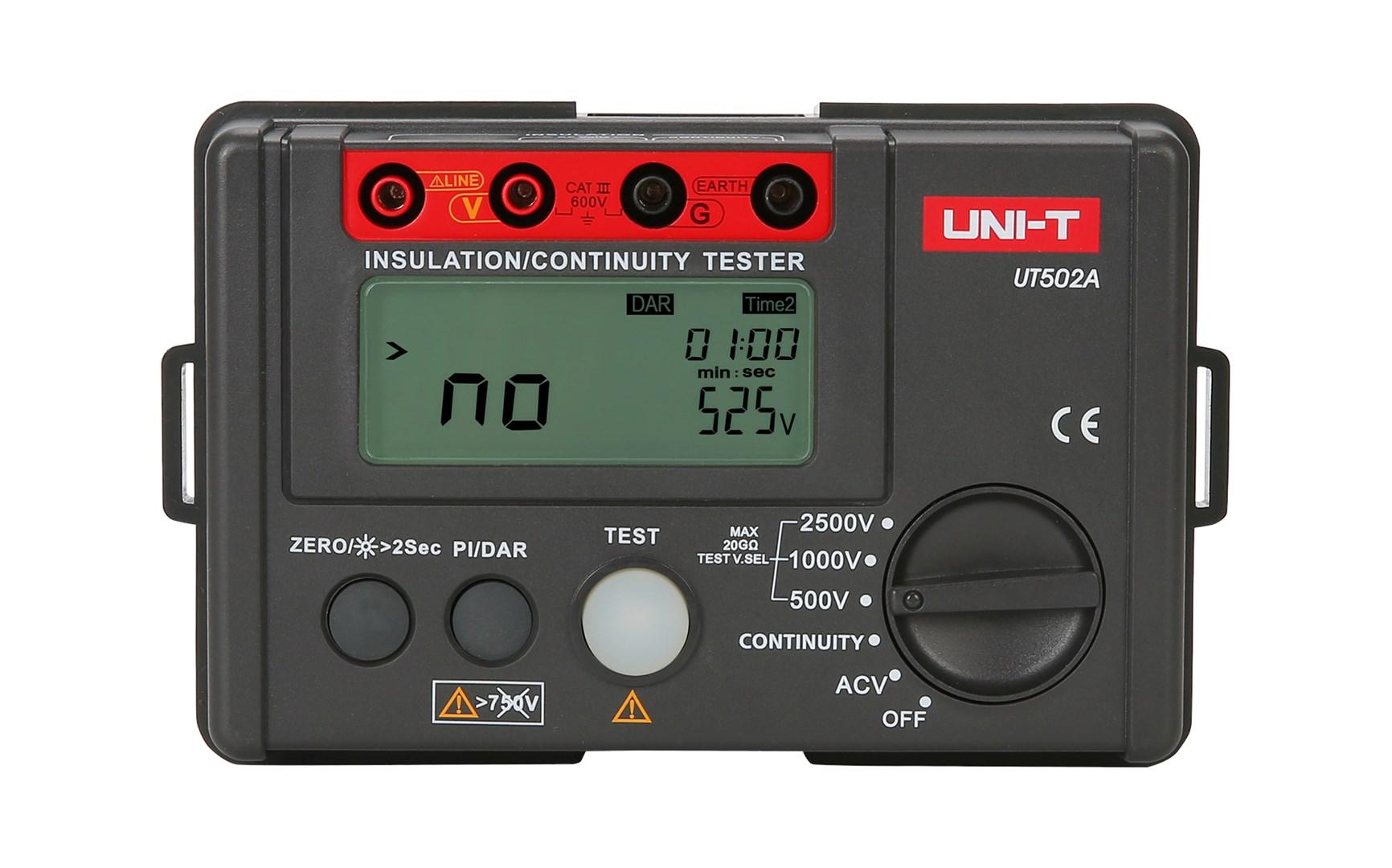 UNI-T UT502A isolations- og kontinuitetstester