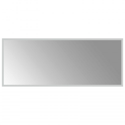 LED badeværelsesspejl 100 x 40 cm i hærdet glas med USB