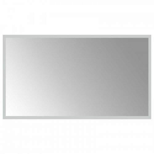 LED badeværelsesspejl transparent 70 x 40 cm i hærdet glas