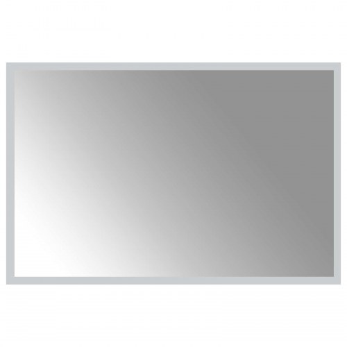 LED badeværelsesspejl transparent 60 x 40 cm i hærdet glas