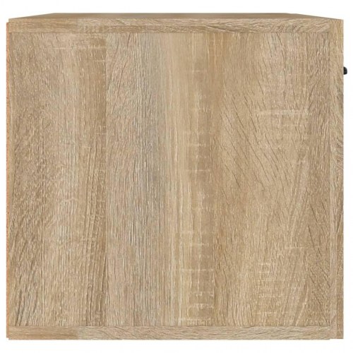 Vægskab 60 x 36,5 x 35 cm i sonoma-eg med 2 rum