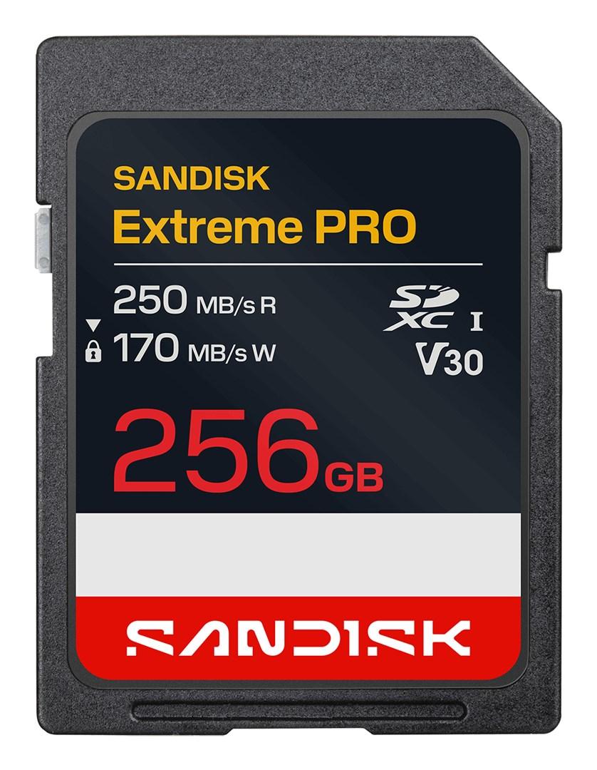 SanDisk Extreme Pro 256 GB SDXC UHS-I hukommelseskort billede