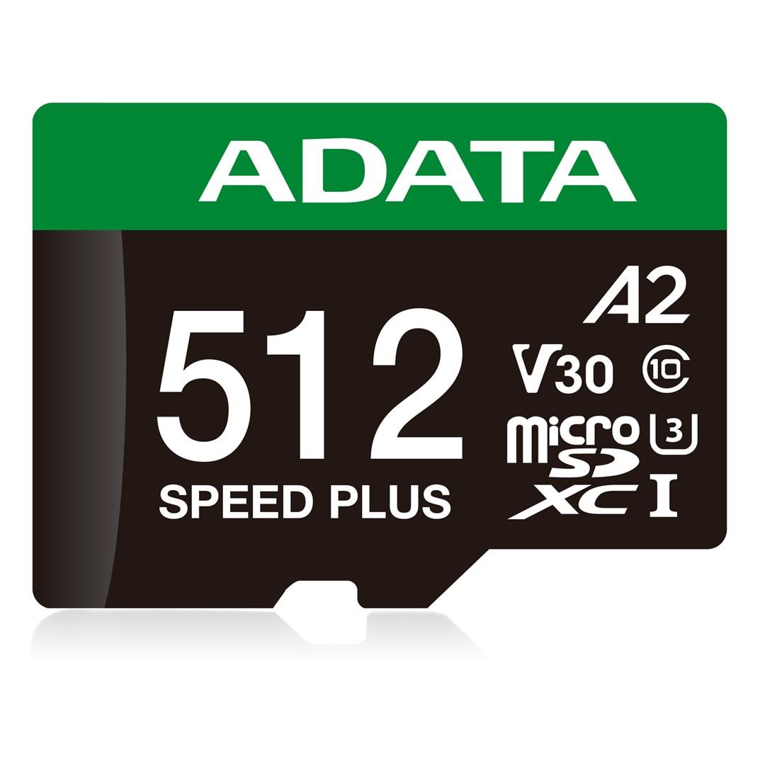 ADATA Speed Plus 512 GB microSDXC hukommelseskort Class 10 billede
