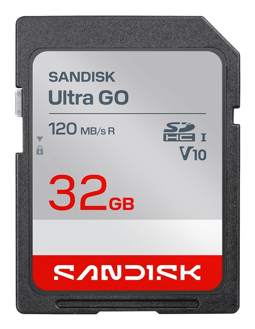 SanDisk Ultra GO 32 GB SDHC UHS-I hukommelseskort billede
