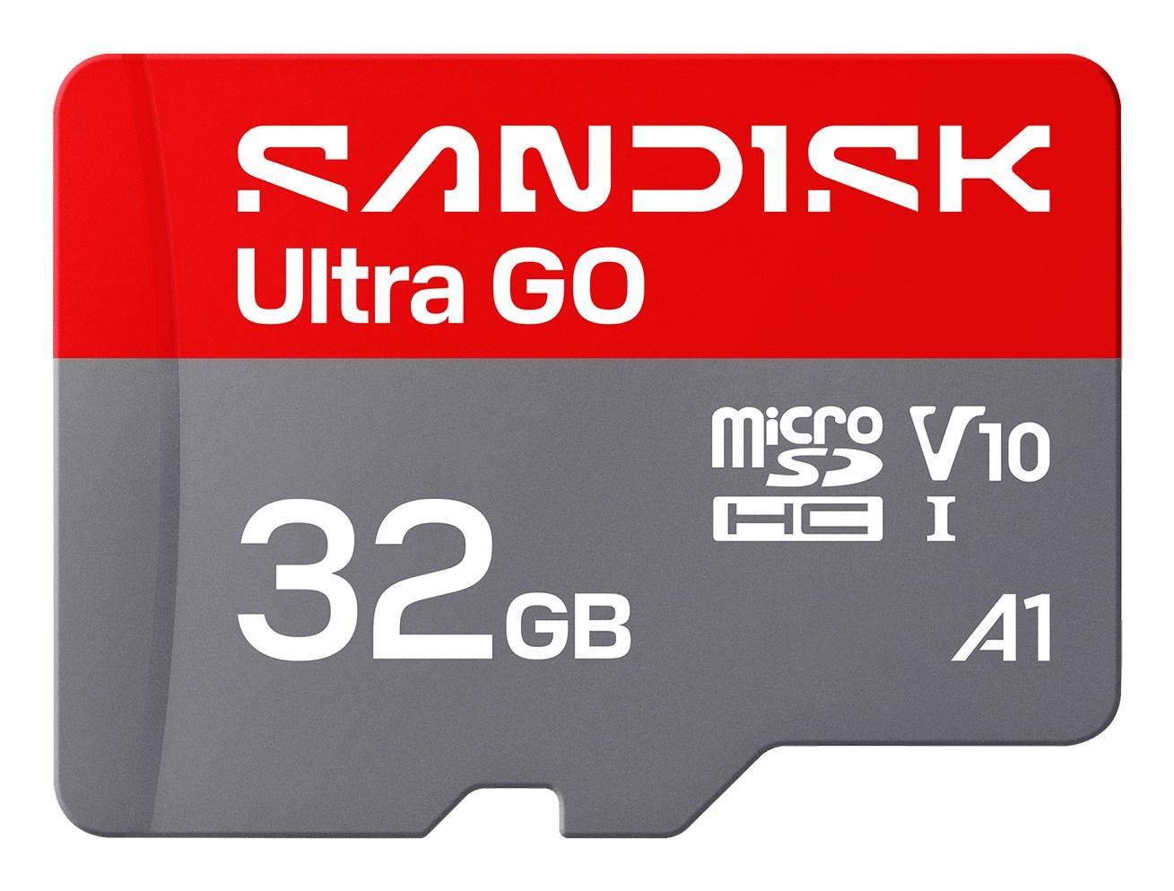 SanDisk Ultra GO 32 GB microSDHC UHS-I hukommelseskort billede
