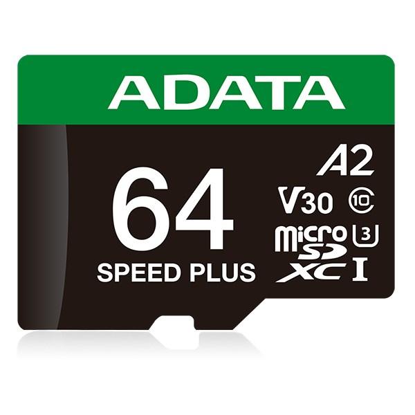 ADATA Speed Plus 64 GB microSDXC hukommelseskort Class 10 billede