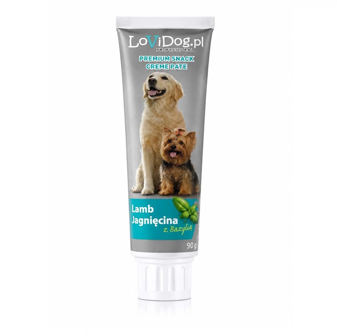 LoviDog lam med basilikum hundegodbid 90 g