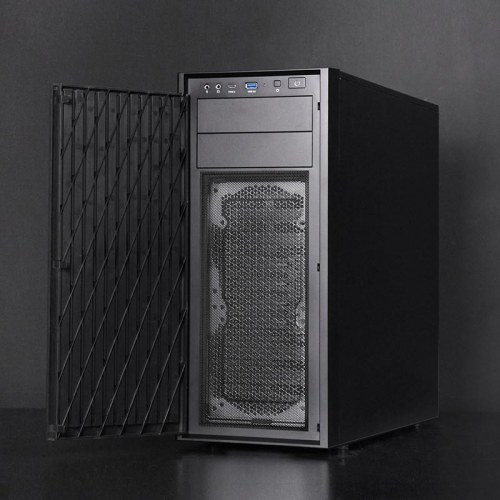 Chieftec BW-01B-OP Midi Tower PC-kabinet - sort