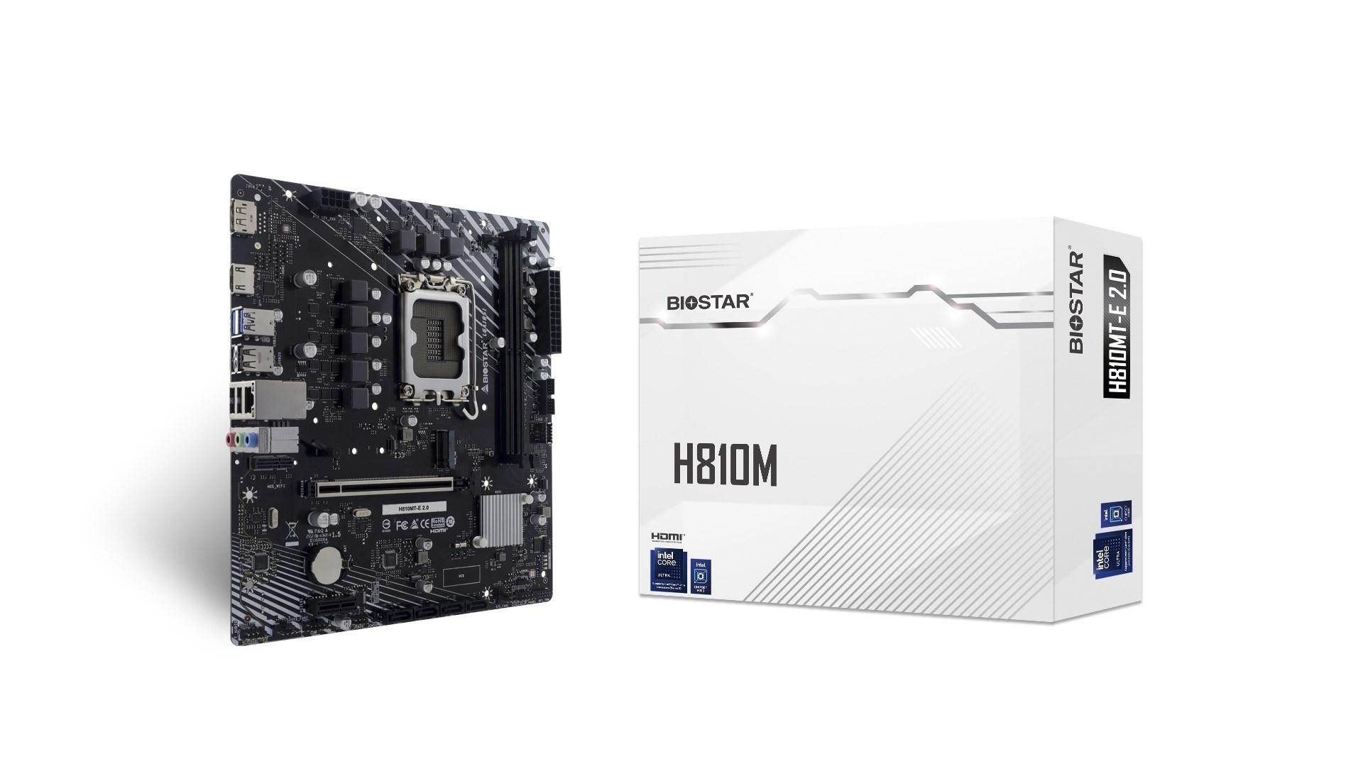 Biostar H810MTE 2.0 micro ATX bundkort