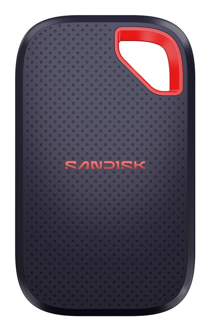 SanDisk Extreme Portable SSD V3 1 TB ekstern SSD USB-C USB 3.2 Gen 2x2 rød/blå