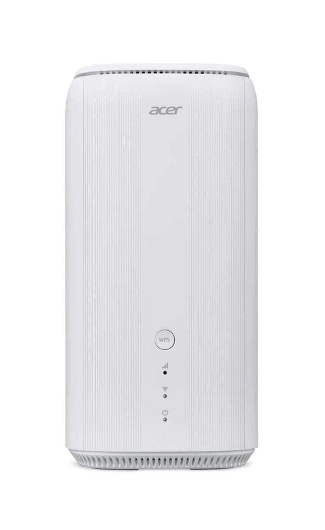 Acer Connect X6E 5G trådløs router med Wi‑Fi 6E og Gigabit Ethernet - hvid