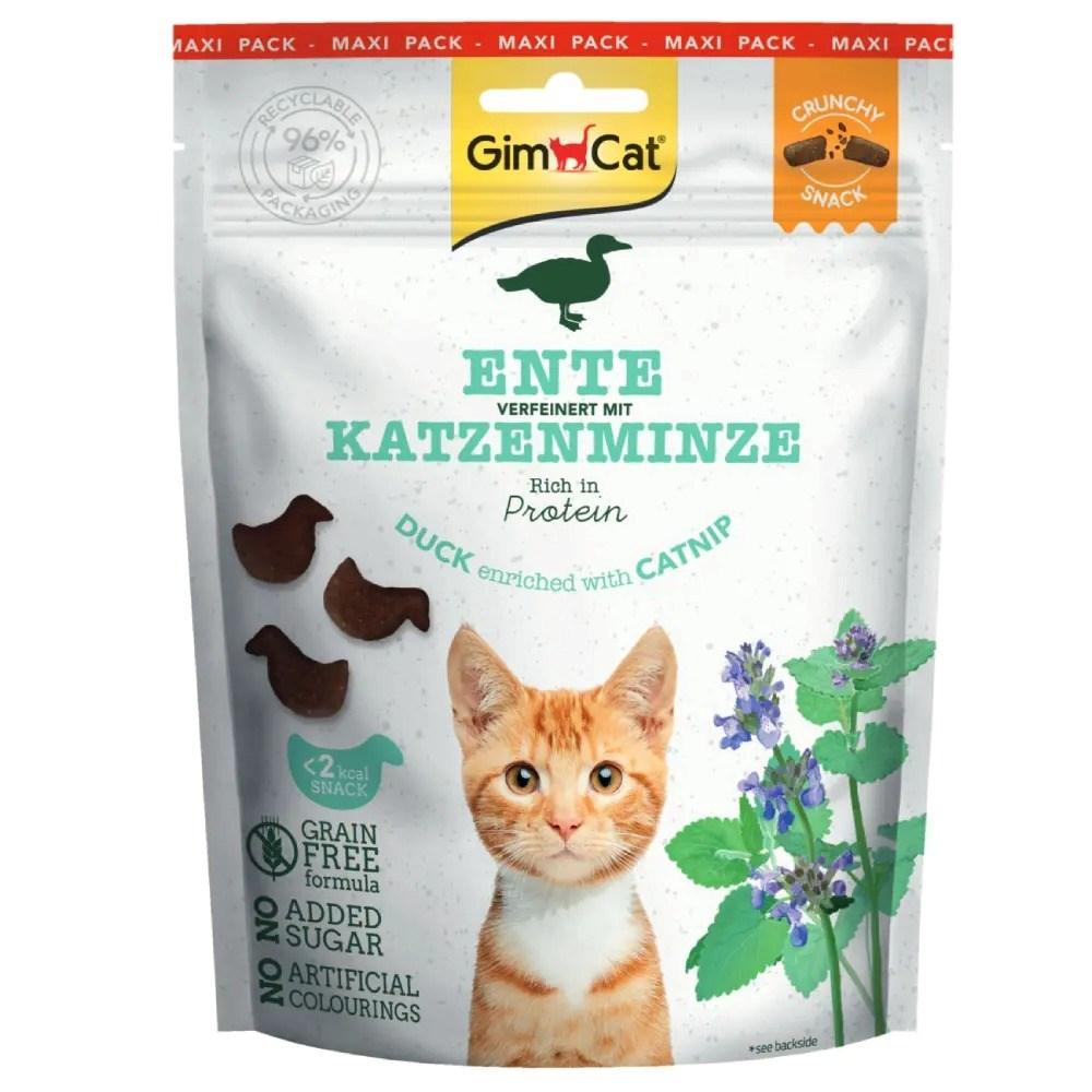 GimCat Crunchy Snacks and med katteurt kattegodbidder 140 g