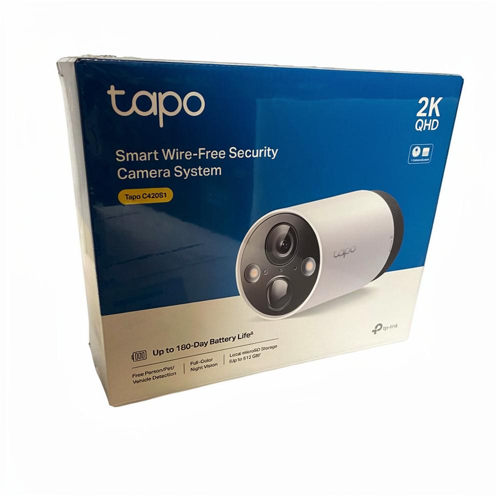TP-Link Tapo C420S1 trådløst udendørs overvågningskamera 2K QHD billede