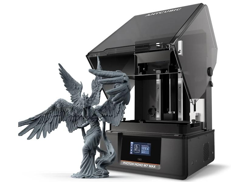 Anycubic Photon Mono M7 Max harpiks 3D-printer sort billede