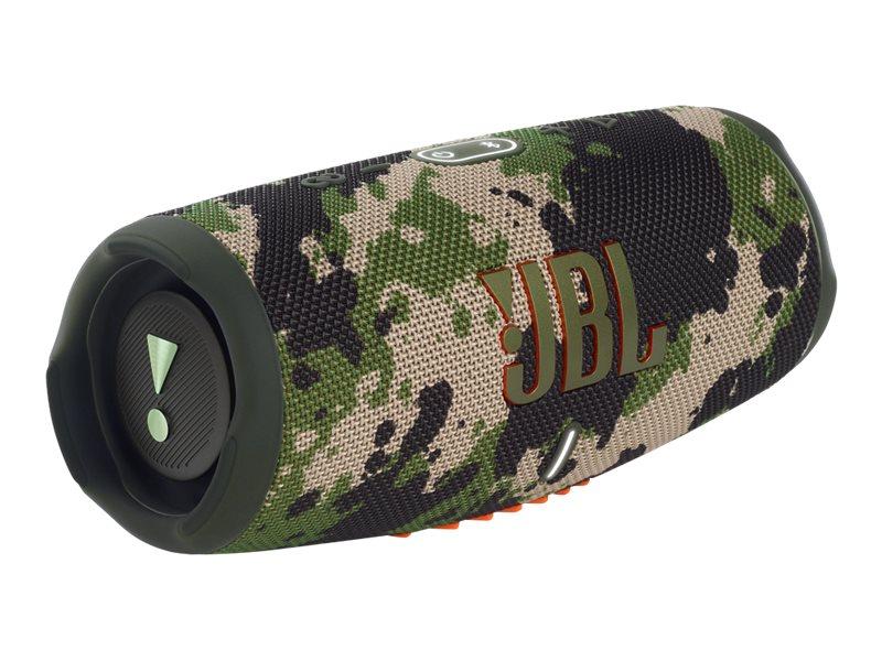JBL Charge 5 Bluetooth-højtaler beige, sort og grøn billede