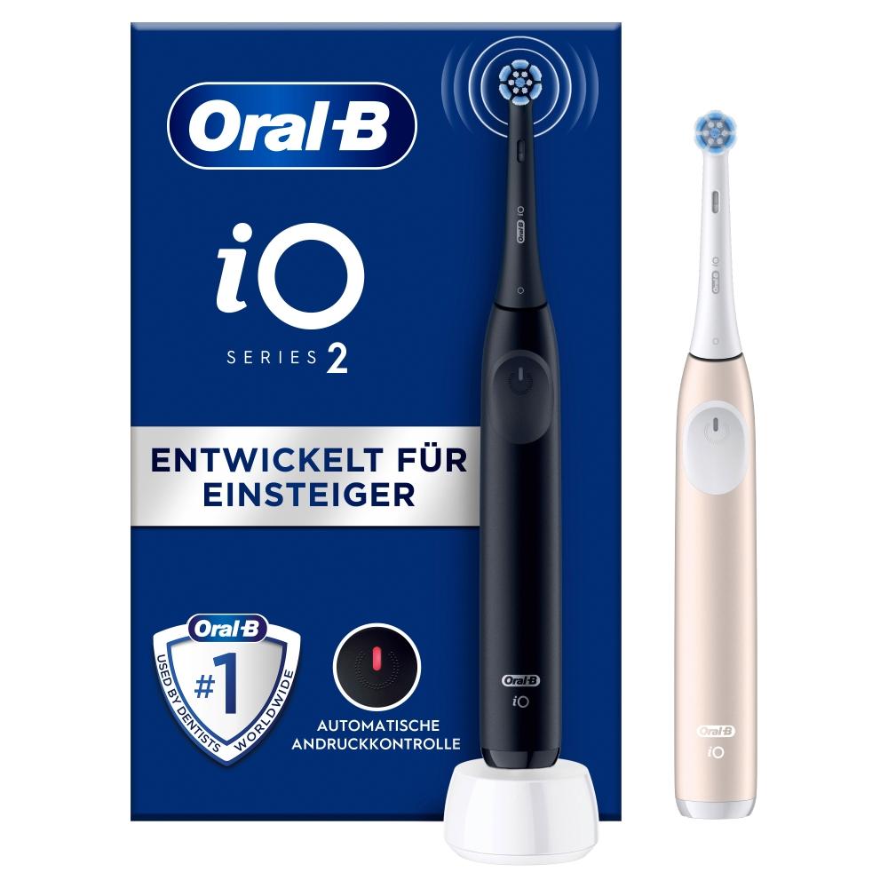 Oral-B iO Series 2 Duo elektrisk tandbørste sort/lyserød billede