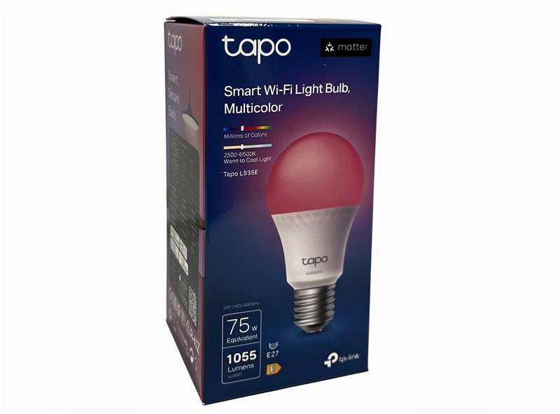 TP-Link Tapo L535E smart LED-pære E27 8,6 W 1.100 lumen 2500-6500 K 16 millioner farver billede