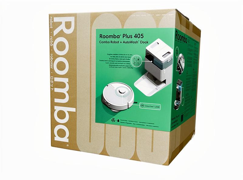 iRobot Roomba Plus 405 Combo robotstøvsuger med AutoWash Dock, hvid billede
