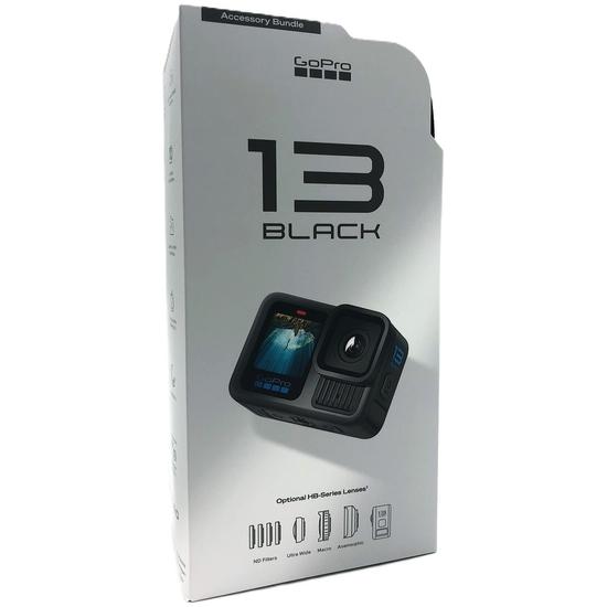 GoPro HERO13 Black sort actionkamera med tilbehørspakke