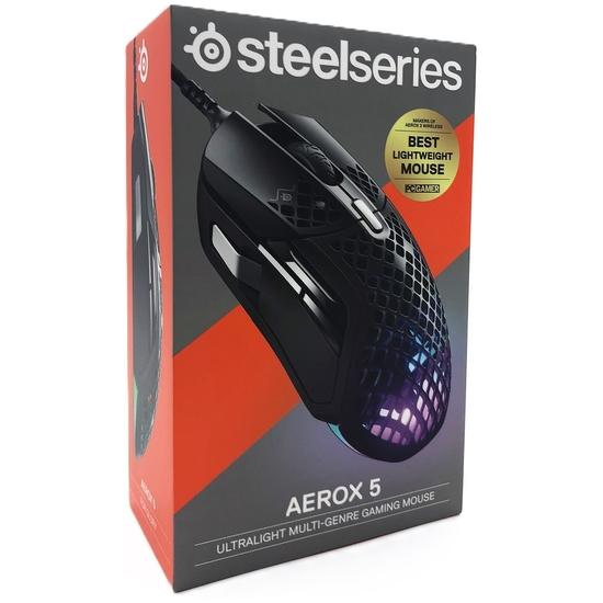 SteelSeries Aerox 5 kablet gamingmus sort billede