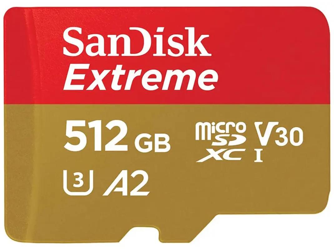 SanDisk MicroSDXC hukommelseskort 512 GB billede