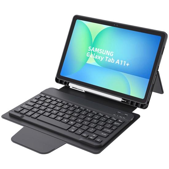 Samsung trådløst tastatur med folio-etui til Galaxy Tab A11+ - sort billede