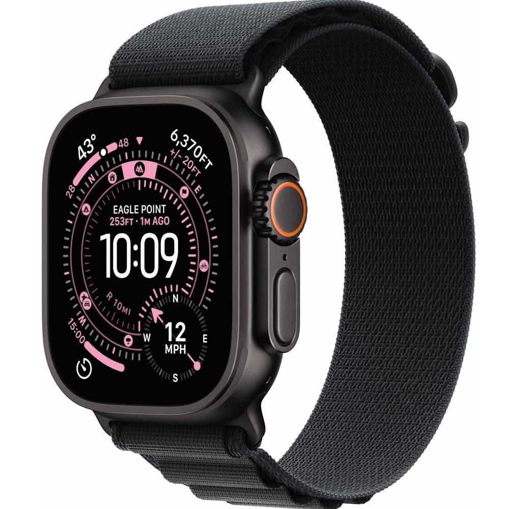 Smartwatch Apple Watch Ultra 3 49 mm (sort) - OLED, GPS + 5G billede