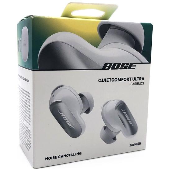 Trådløse in?ear høretelefoner Bose QuietComfort Ultra - hvid/grå