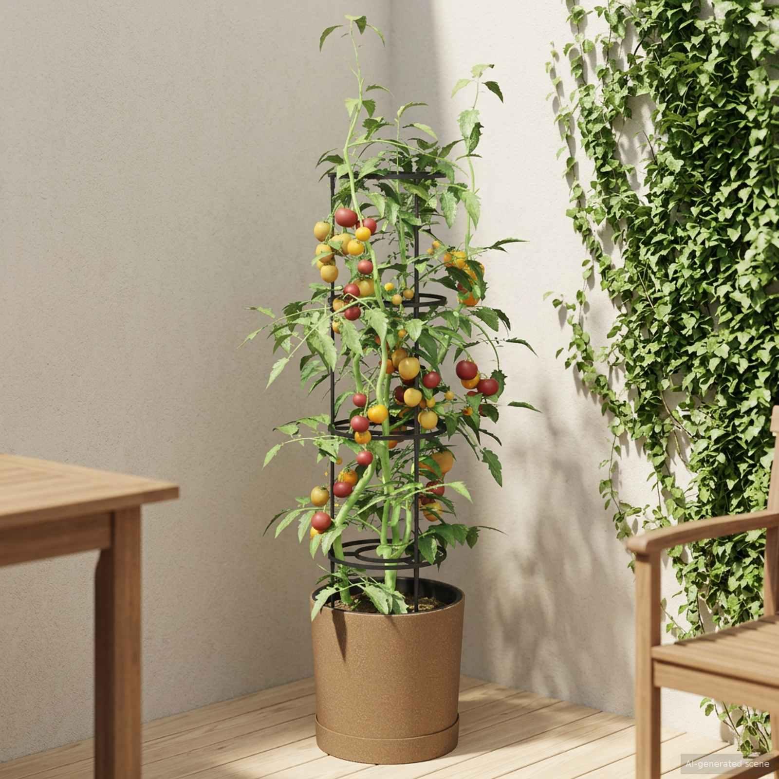 Tomat Vokser Naturo ECO Ø 29 x 106 cm i WPC
