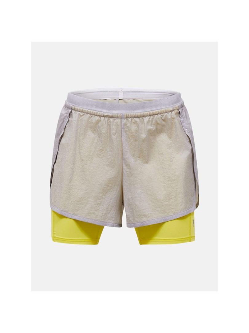 Peak Performance W Discover 2-In-1 dame løbeshorts grå str. M