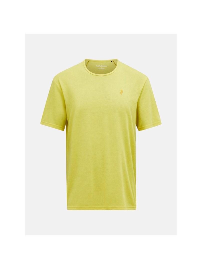 Peak Performance M Wool-Blend Shortsleeve T-shirt herre - gul, str. L
