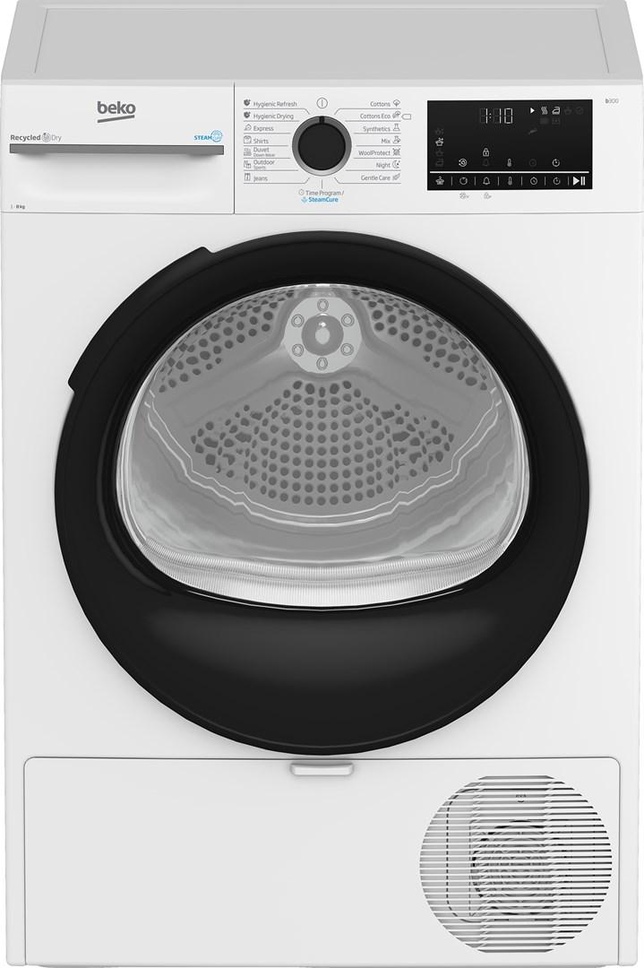 Beko BM3T49249W tørretumbler 8 kg varmepumpe, hvid