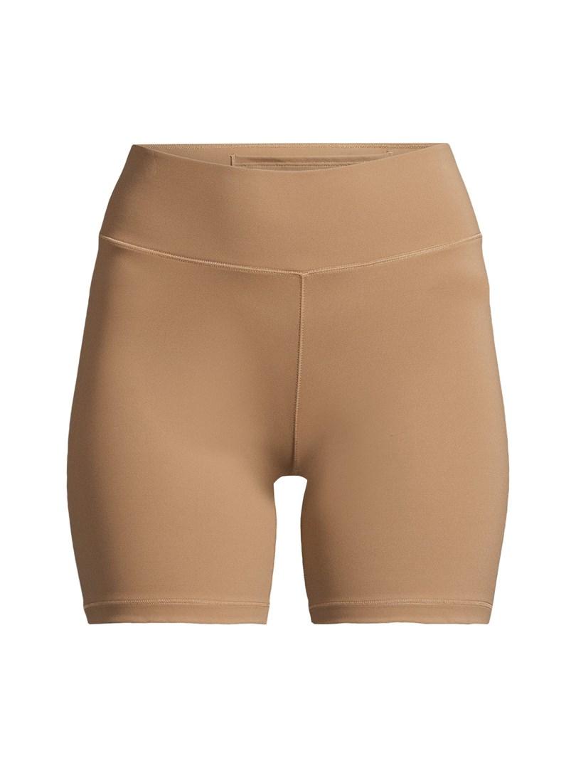 Dame træningsleggings biker shorts Regular Waist grøn str. S