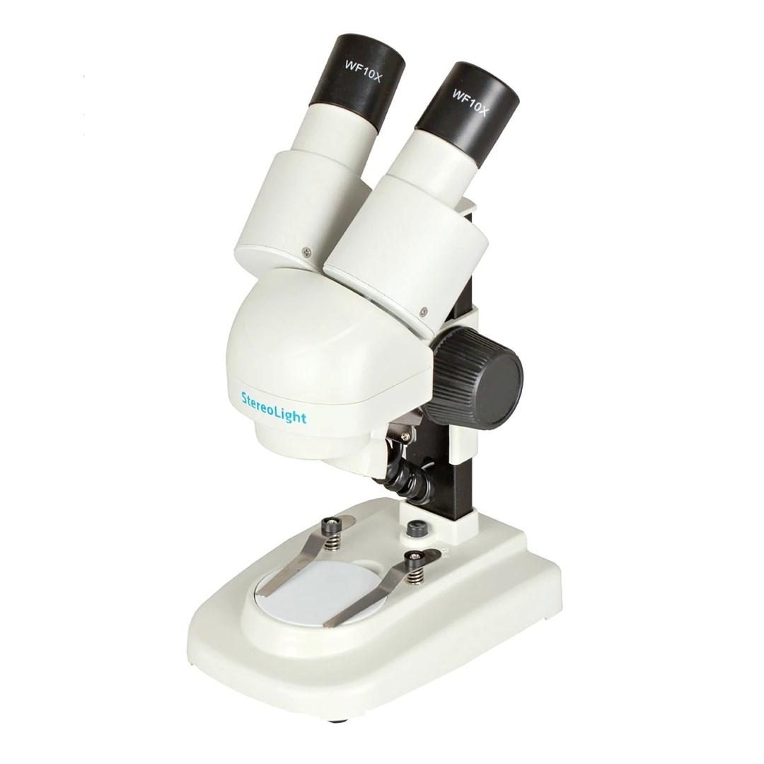 DELTA optical StereoLight stereomikroskop 20x hvid