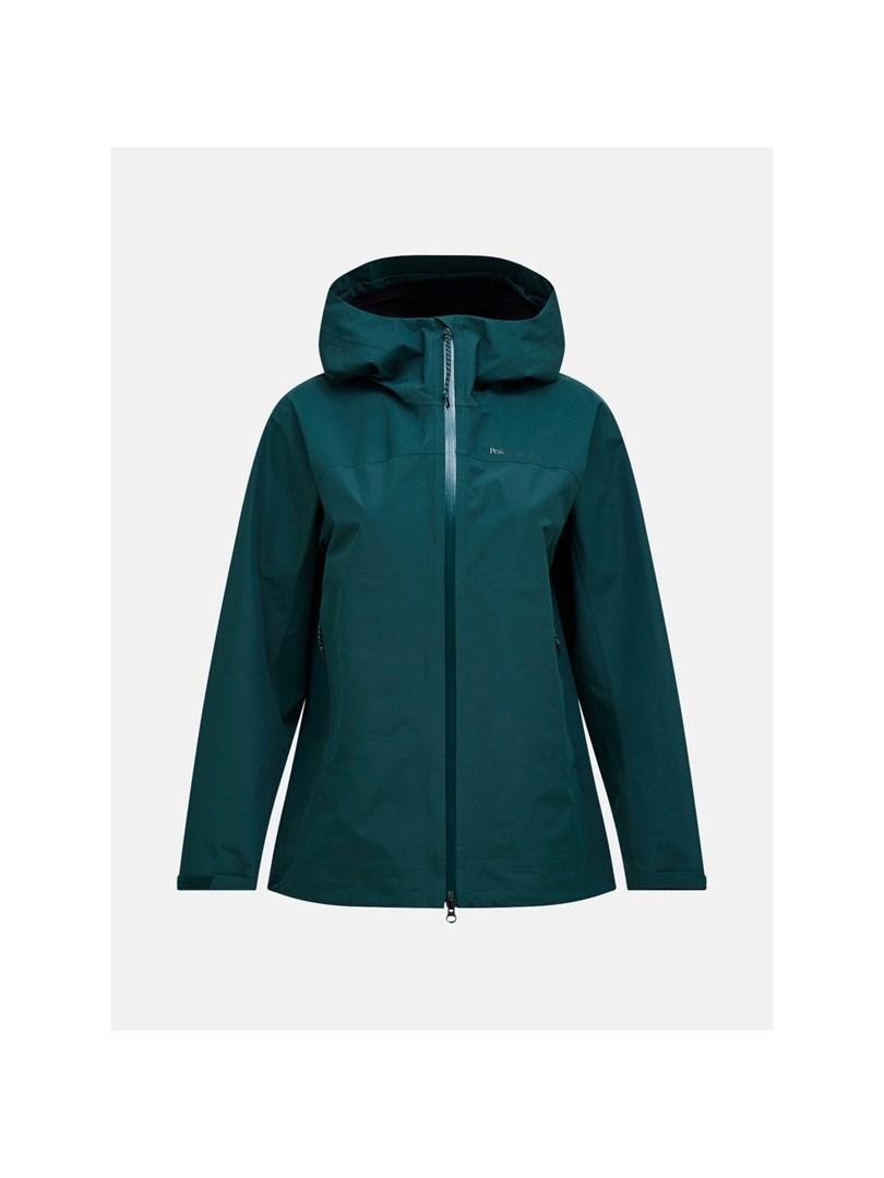 Peak Performance Treeline Hipe 2.5L dame skaljakke grøn str. M