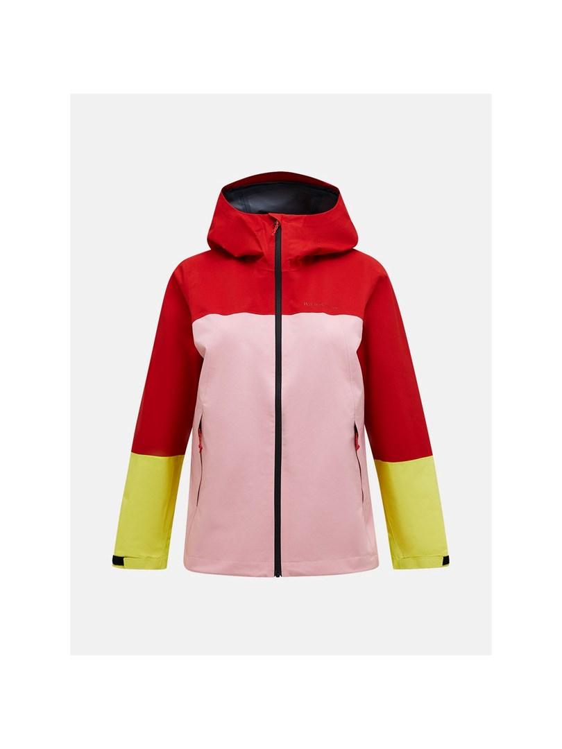 Peak Performance W Trail Hipe 2.5L Shell jakke til dame - rød, XS