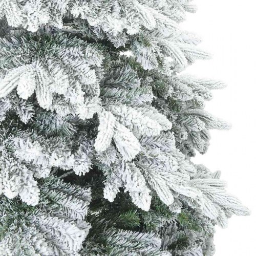 Kunstigt juletræ med 300 LED'er hvid 180 cm i PE og PVC