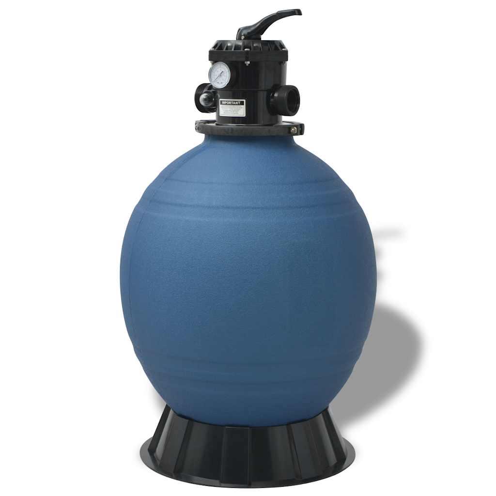 Pool sandfilter til pool og spa blå Ø 55,9 x 96,5 cm PE