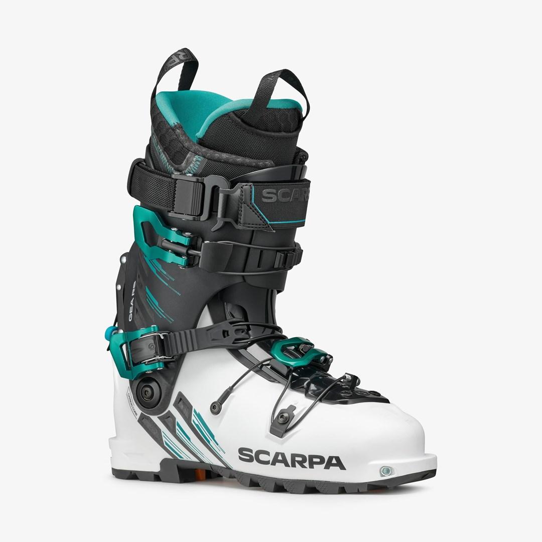 Scarpa GEA RS 255 alpine touring-skistøvle TLT - hvid/sort/smaragdgrøn