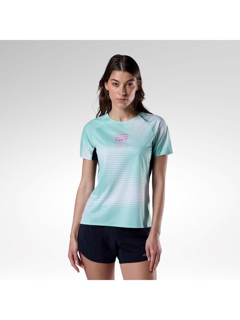 Rossignol W Sapa Ultra dame T-shirt - hvid/grøn, str. M